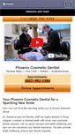 Mobile Screenshot of phoenixcosmeticdentalcare.com